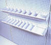 Nut, Bolt, and Nail Bin Shelf for Gondola